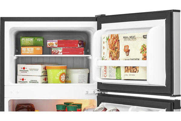 Frigidaire 4.5-cu ft Mini Fridge with Freezer ( Silver Mist ) ENERGY STAR