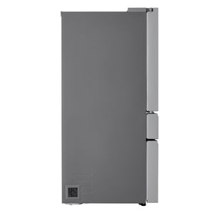 LG Counter-Depth 25.5-cu ft 4 -Door Smart Compatible French Door Refrigerator with Ice Maker with Water Dispenser ( PrintProof Stainless Steel ) ENERGY STAR Certified