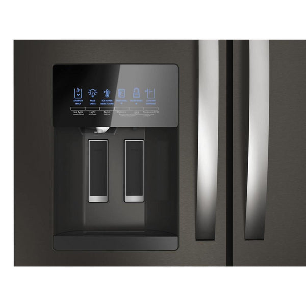 Whirlpool Standard-Depth 24.5-cu ft 4 -Door French Door Refrigerator with Ice Maker with Water and Ice Dispenser ( White ) ENERGY STAR Certified