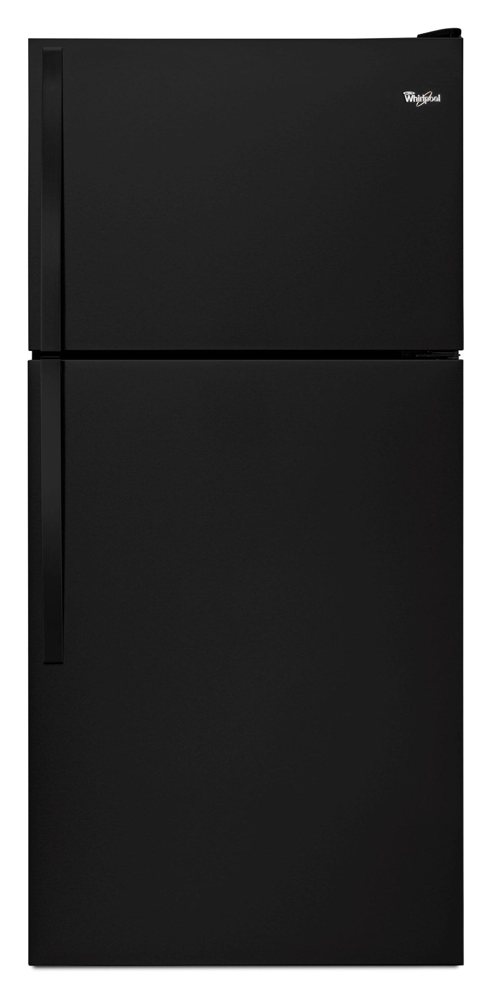 Whirlpool 18.2-cu ft Top-Freezer Refrigerator with Ice Maker ( Black )