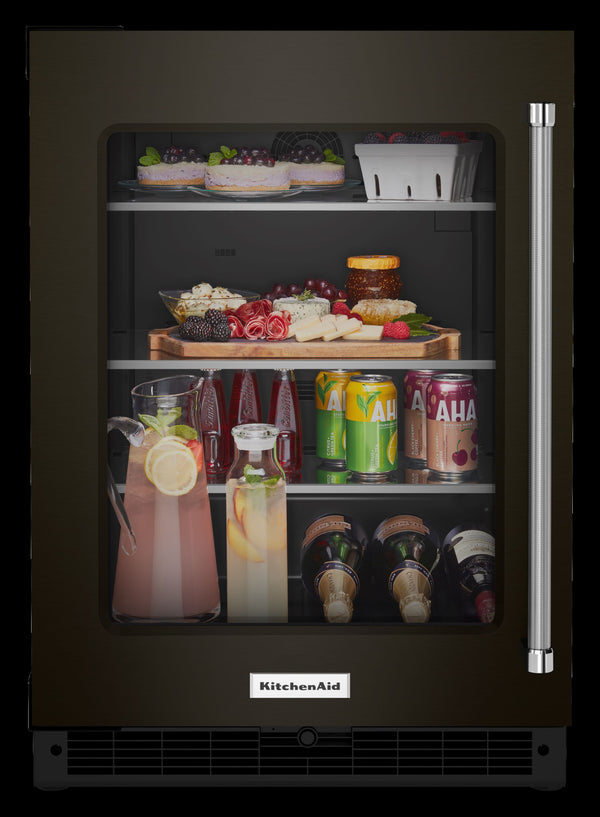 KitchenAid 5.2-cu ft Built-In Mini Fridge ( Stainless Steel )