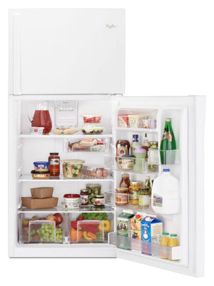 Whirlpool 19.1-cu ft Top-Freezer Refrigerator ( White ) ENERGY STAR Certified