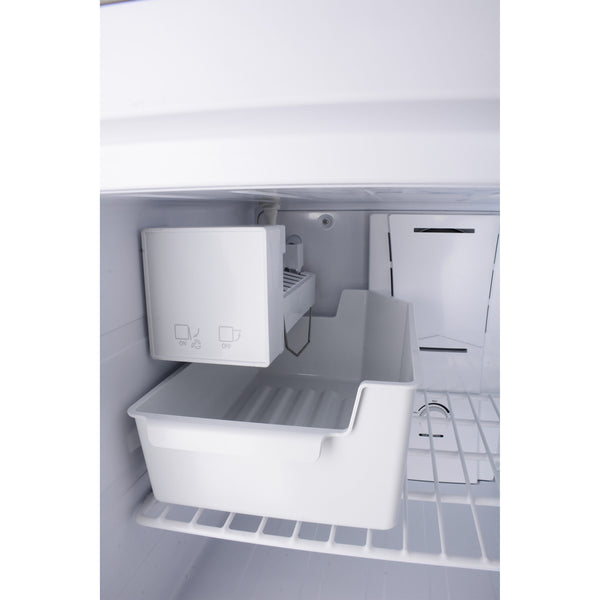 ConServ Reversible Door with Built-in Ice Maker 21-cu ft Top-Freezer Refrigerator with Ice Maker ( Stainless ) ENERGY STAR Certified