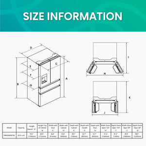 Hisense PureFlat Standard-Depth 25.6-cu ft 4 -Door Smart Compatible French Door Refrigerator with Ice Maker with Water and Ice Dispenser ( Stainless steel ) ENERGY STAR Certified
