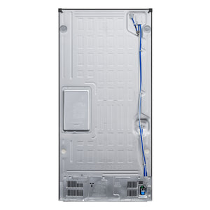 LG Standard-Depth 24.5-cu ft 3 -Door Smart Compatible French Door Refrigerator with Dual Ice Maker with Water and Ice Dispenser ( PrintProof Black Stainless Steel ) ENERGY STAR Certified