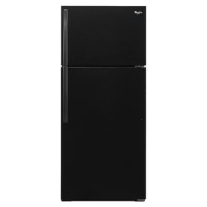 Whirlpool 14.3-cu ft Top-Freezer Refrigerator ( Black )
