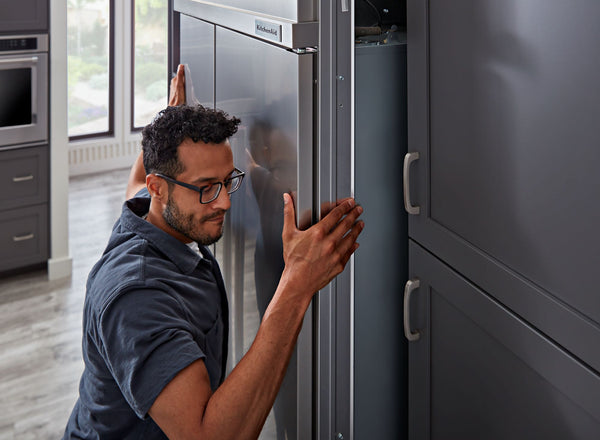 KitchenAid 25.5-cu ft Counter-Depth Side-by-Side Refrigerator Built-In ( Panel Ready )