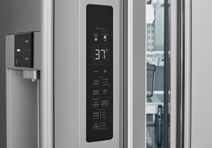 Frigidaire Professional Counter-Depth 22.6-cu ft 3 -Door French Door Refrigerator with Dual Ice Maker with Water and Ice Dispenser ( Smudge-Proof Stainless Steel ) ENERGY STAR Certified
