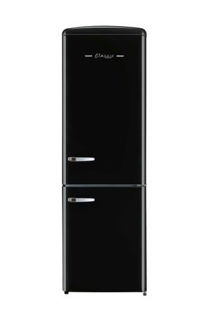 UNIQUE Classic Retro 11.7-cu ft Counter-Depth Bottom-Freezer Refrigerator Midnight Black ) ENERGY STAR Certified