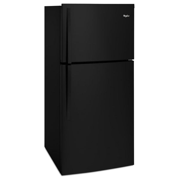 Whirlpool 19.1-cu ft Top-Freezer Refrigerator ( Black ) ENERGY STAR Certified