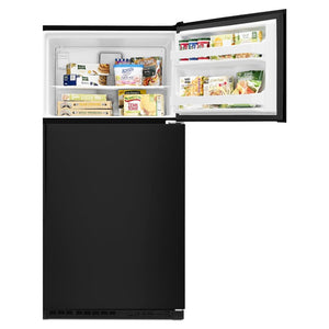 Whirlpool 20.5-cu ft Top-Freezer Refrigerator ( Black )