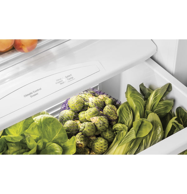 Cafe 24.5-cu ft Counter-Depth Side-by-Side Refrigerator Built-In Smart Compatible with Ice Maker ,Water and Ice Dispenser ( Stainless Steel )