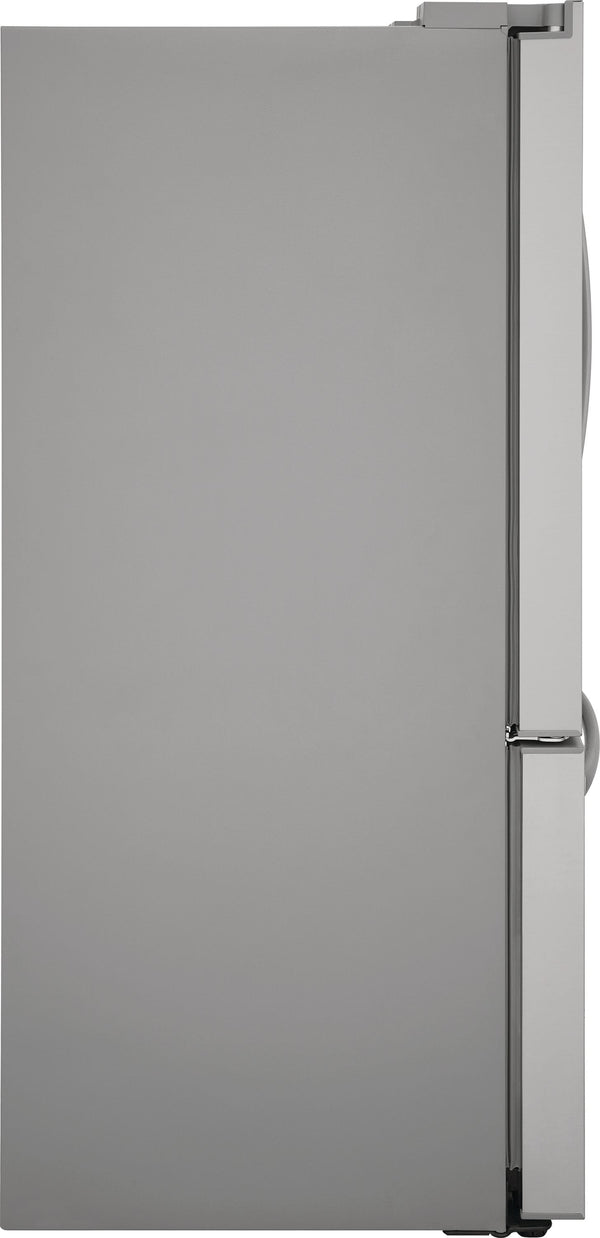 Frigidaire Standard-Depth 27.8-cu ft 3 -Door French Door Refrigerator with Ice Maker with Water and Ice Dispenser ( Fingerprint Resistant Stainless Steel ) ENERGY STAR Certified