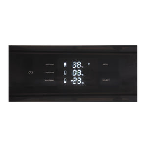 Kucht Counter-Depth 19.8-cu ft 3 -Door Built-In French Door Refrigerator with Ice Maker with Water and Ice Dispenser ( White ) ENERGY STAR Certified