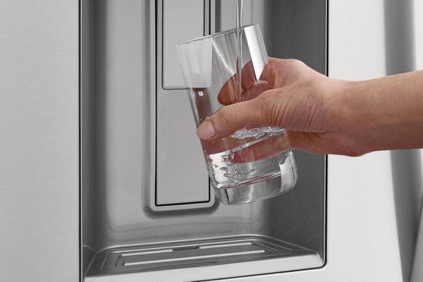 Frigidaire Gallery Counter-Depth 22.6-cu ft 3 -Door French Door Refrigerator with Dual Ice Maker with Water and Ice Dispenser ( Fingerprint Resistant Stainless Steel ) ENERGY STAR Certified