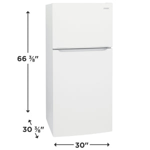 Frigidaire 18.3-cu ft Top-Freezer Refrigerator ( White ) Garage Ready