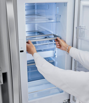 LG Counter-Depth Craft Ice 22.5-cu ft 4 -Door Smart Compatible French Door Refrigerator with Dual Ice Maker with Water and Ice Dispenser and Door within Door ( PrintProof Stainless Steel ) ENERGY STAR Certified