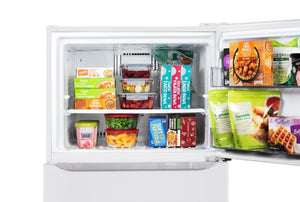 LG 20.2-cu ft Top-Freezer Refrigerator ( White ) ENERGY STAR Certified