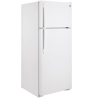 GE 17.5-cu ft Top-Freezer Refrigerator with Ice Maker ( White ) ENERGY STAR Certified