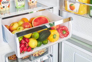 UNIQUE Classic Retro 11.7-cu ft Counter-Depth Bottom-Freezer Refrigerator Summer Mint Green ) ENERGY STAR Certified