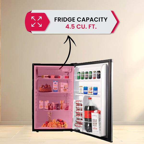 ConServ 4.5-cu ft Mini Fridge ( Stainless Steel )