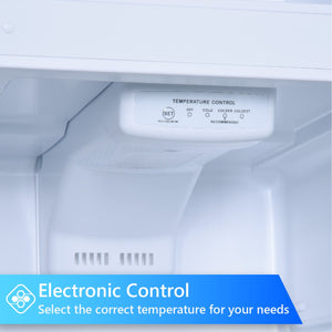 ConServ 10.1-cu ft Counter-Depth Top-Freezer Refrigerator ( Stainless Steel ) ENERGY STAR Certified