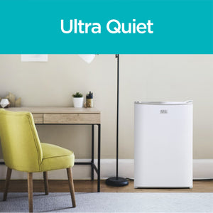 BLACK+DECKER 4.3-cu ft Mini Fridge with Freezer ( White ) Garage Ready ENERGY STAR