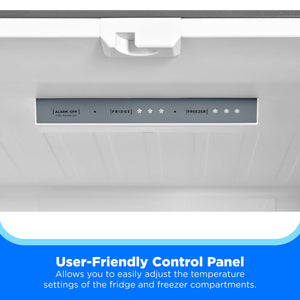 Midea Standard-Depth 18.4-cu ft 3 -Door French Door Refrigerator Optional (sold separately) ( Stainless Steel ) ENERGY STAR Certified