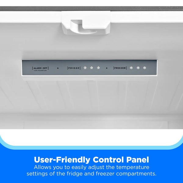 Midea Standard-Depth 18.4-cu ft 3 -Door French Door Refrigerator Optional (sold separately) ( Stainless Steel ) ENERGY STAR Certified