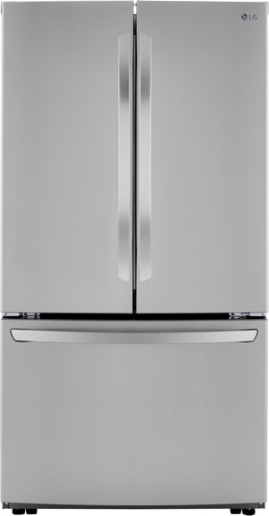 LG Standard-Depth Cooling Door+ 28.7-cu ft 3 -Door French Door Refrigerator with Ice Maker ( Stainless Steel ) ENERGY STAR Certified
