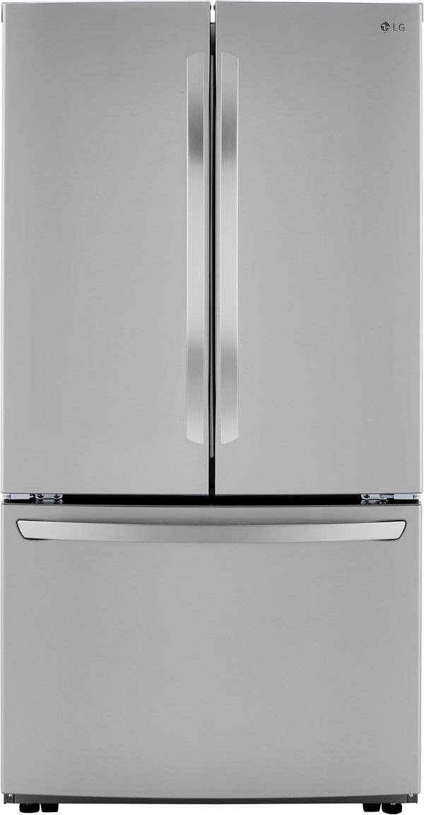 LG Standard-Depth Cooling Door+ 28.7-cu ft 3 -Door French Door Refrigerator with Ice Maker ( Stainless Steel ) ENERGY STAR Certified