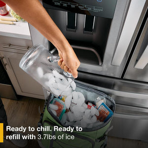 Whirlpool Standard-Depth 24.5-cu ft 4 -Door French Door Refrigerator with Ice Maker with Water and Ice Dispenser ( Stainless Steel ) ENERGY STAR Certified