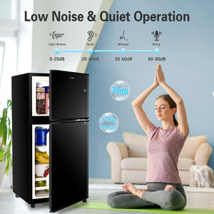 GZMR 3.5-cu ft with Freezer ( Black )