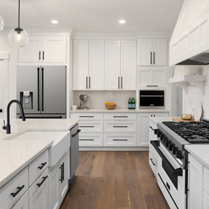 ZLINE KITCHEN & BATH Counter-Depth 21.6-cu ft 4 -Door French Door Refrigerator with Ice Maker with Water Dispenser ( Fingerprint Resistant Stainless Steel ) ENERGY STAR Certified