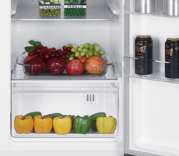 Impecca 18.8-cu ft Counter-Depth Side-by-Side Refrigerator Built-In ( Stainless steel )