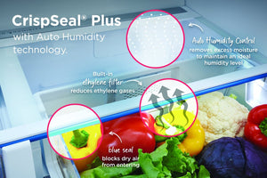 Frigidaire Gallery Standard-Depth 27.8-cu ft 3 -Door French Door Refrigerator with Dual Ice Maker with Water and Ice Dispenser ( Fingerprint Resistant Stainless Steel ) ENERGY STAR Certified