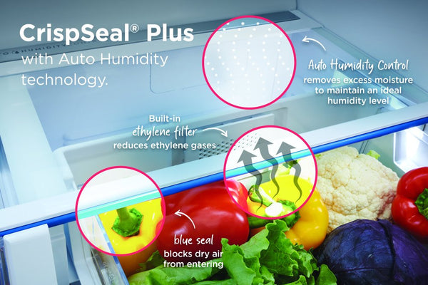 Frigidaire Gallery Counter-Depth 23.3-cu ft 3 -Door French Door Refrigerator with Ice Maker with Water Dispenser ( Fingerprint Resistant Stainless Steel ) ENERGY STAR Certified