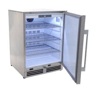 Avanti 5.4-cu ft Mini Fridge ( Stainless Steel ) Garage Ready