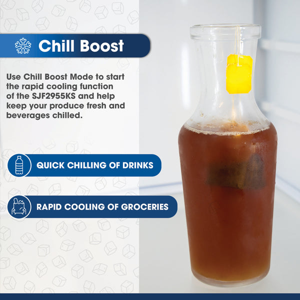 Sharp Standard-Depth 28.9-cu ft 3 -Door French Door Refrigerator with Ice Maker with Water and Ice Dispenser ( Stainless Steel ) ENERGY STAR Certified