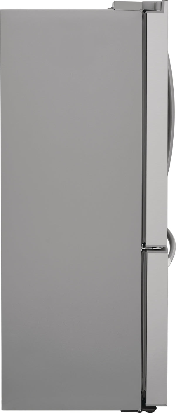 Frigidaire Gallery Counter-Depth 22.6-cu ft 3 -Door French Door Refrigerator with Dual Ice Maker with Water and Ice Dispenser ( Fingerprint Resistant Stainless Steel ) ENERGY STAR Certified