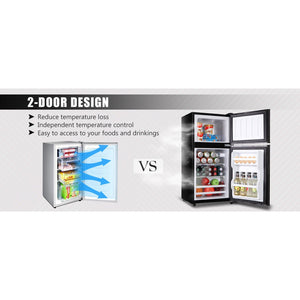 GZMR 3.5-cu ft with Freezer ( Black )