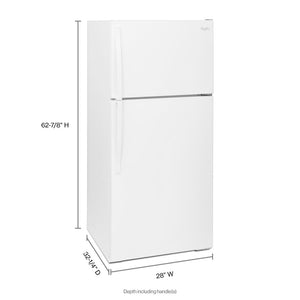 Whirlpool 14.3-cu ft Top-Freezer Refrigerator ( White )