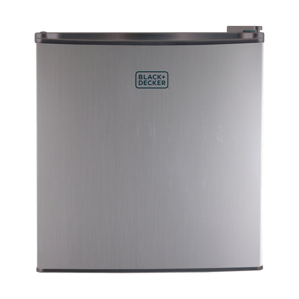 BLACK+DECKER 1.7-cu ft Mini Fridge with Freezer ( Stainless look ) ENERGY STAR