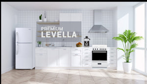 Premium Levella 11.6-cu ft Counter-Depth Top-Freezer Refrigerator ( White )
