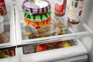 Whirlpool Standard-Depth 22.1-cu ft 3 -Door French Door Refrigerator ( Stainless Steel ) ENERGY STAR Certified