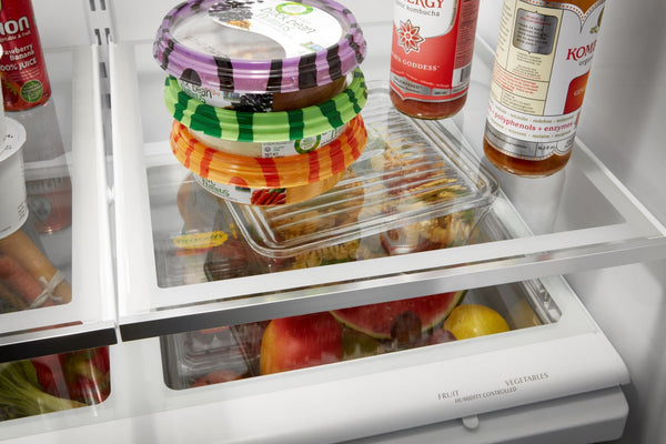 Whirlpool Standard-Depth 22.1-cu ft 3 -Door French Door Refrigerator ( Stainless Steel ) ENERGY STAR Certified