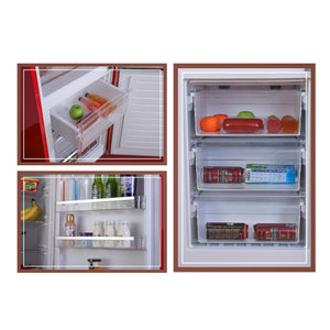 ConServ 10.7-cu ft Standard-Depth Bottom-Freezer Refrigerator Red )