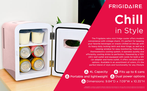 Frigidaire 0.14-cu ft Mini Fridge ( Pink )