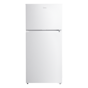 Midea Fingerprint Resistant 14.2-cu ft Counter-Depth Top-Freezer Refrigerator ( White ) Garage Ready ENERGY STAR Certified