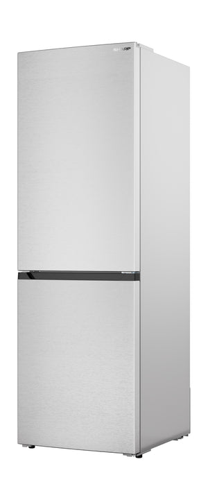 Sharp 11.5-cu ft Standard-Depth Bottom-Freezer Refrigerator Stainless Steel ) ENERGY STAR Certified